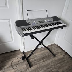 Casio Piano Keyboard With Stand