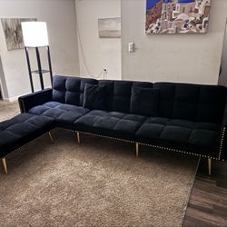 Black And Gold Couch 
