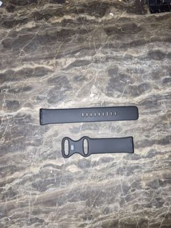 Silicone  Watch Band Black  3/ Versa 4 Smartwatch Strap for Smart Watches