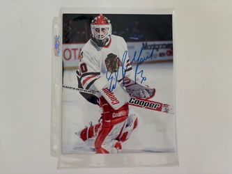 Ed Belfour Blackhawks Autographed Photo