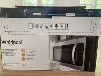 Whirlpool Microwave Hood Combination