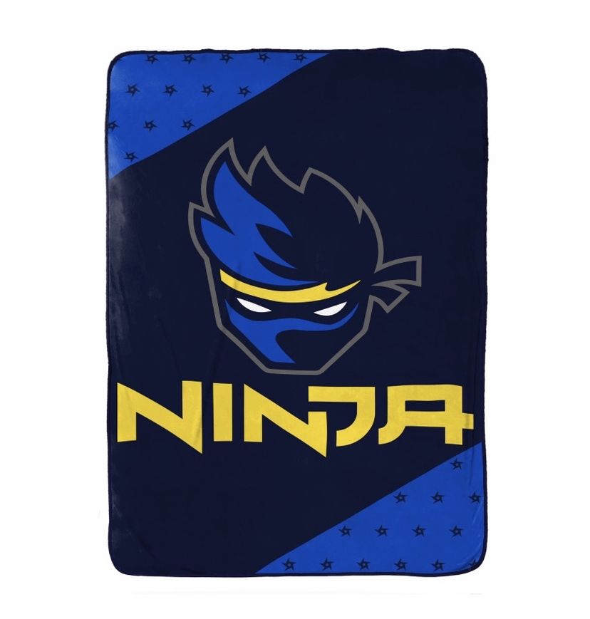 Ninja “Game Time” Kids Plush Blanket