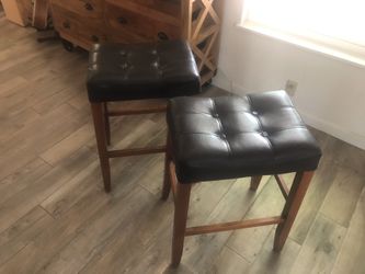 Leather Countertop Bar Stools