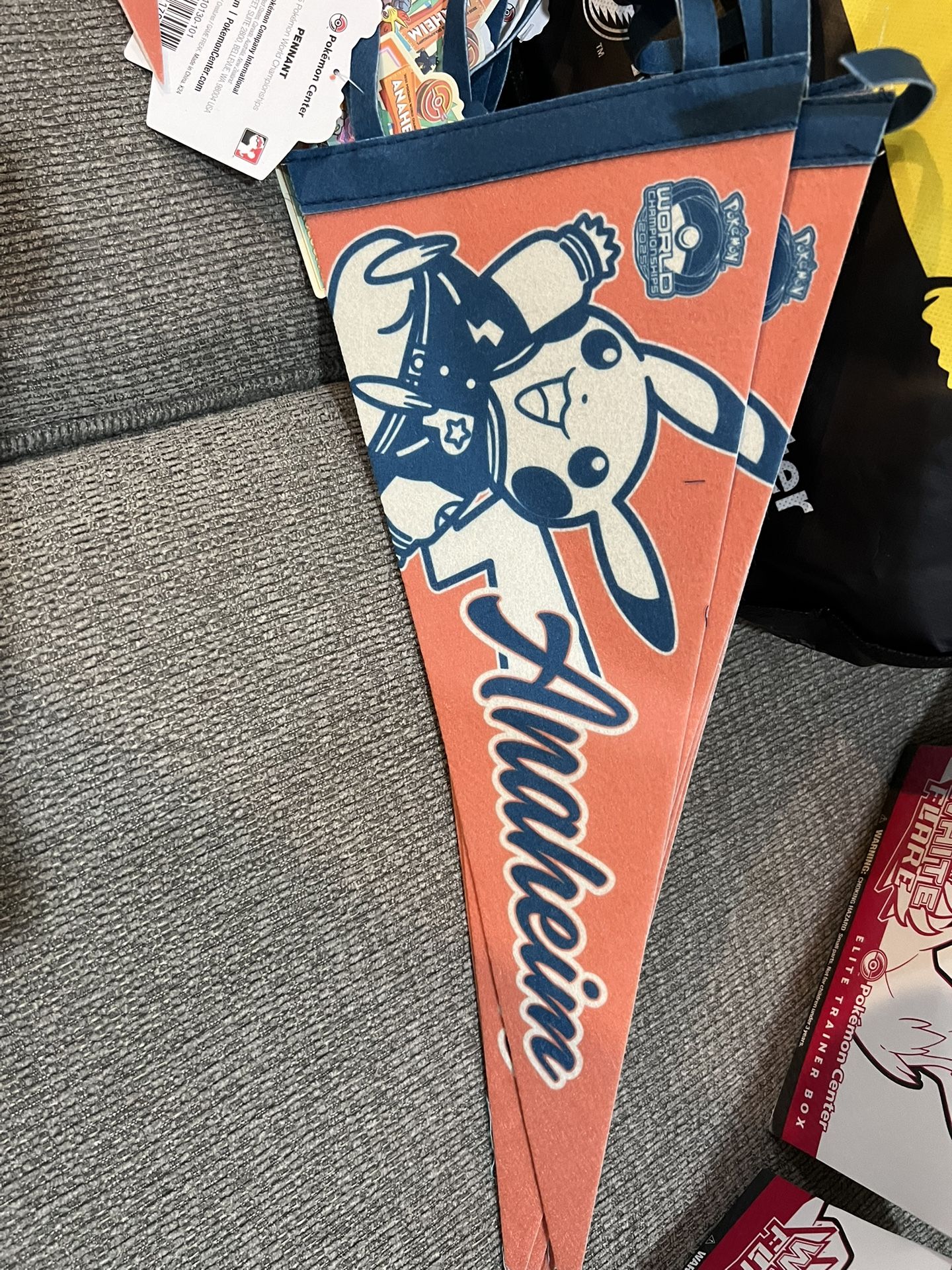 Exclusive 2025 Pokemon Worlds Anaheim Pennant 