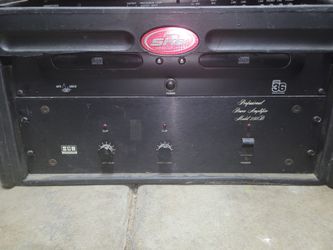Bgw power amplifier and dual cd player for mixing