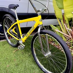 NICE 2022 LIMITED EDITION SE RACING BIG RIPPER 29 CANDY YELLOW SPARKLE CHROME COLORWAY