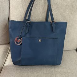 Blue Michael Kors Bag 