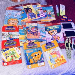 2 Leap Frog Learning Tablets With 14 Leap Reader Books Plus A Leaf Reader Pen +2 Smart Phones, Two Cell Phones 4 Smart Watches Two Cameras