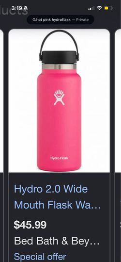 hot pink hydroflask