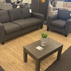 DECKER SOFA AND CHAIR