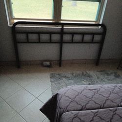 King Size Metal Headboard  and frame.