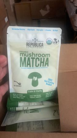 Mushroom Matcha organic tea