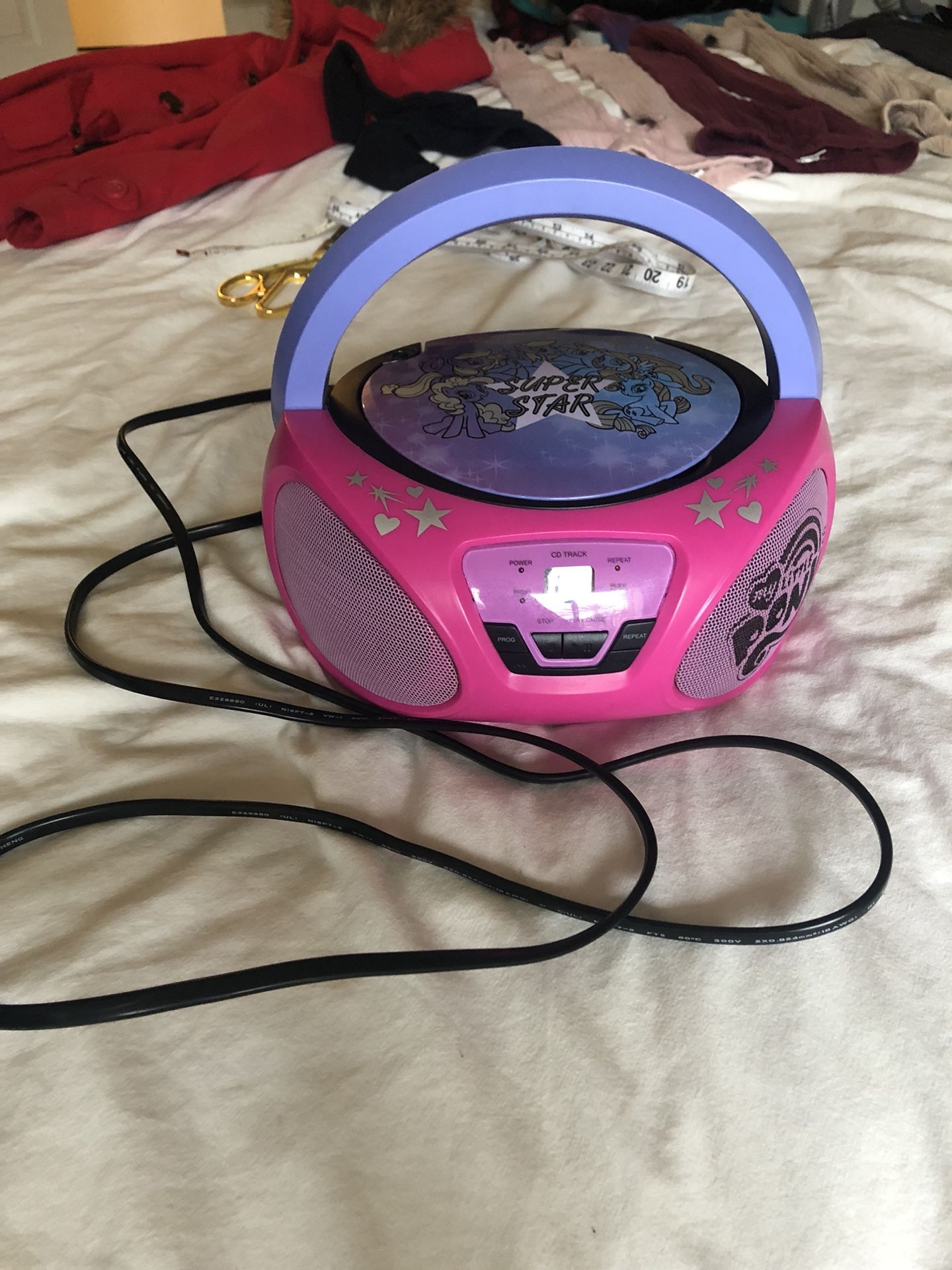My little pony CD player