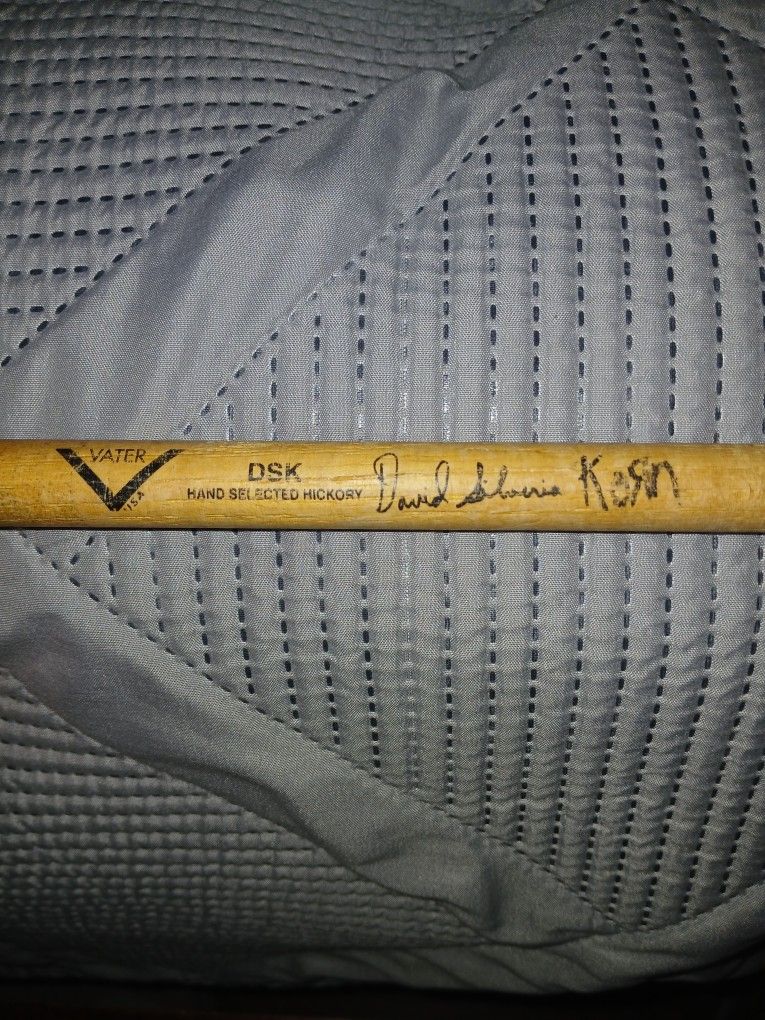 Drumbstick Vader Signed By Legend David Silveria From Korn
