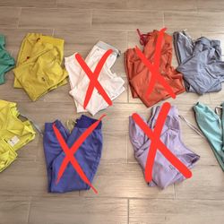 Figs Zamora Joggers (Small/Petite) + Catarina Tops (Small)!