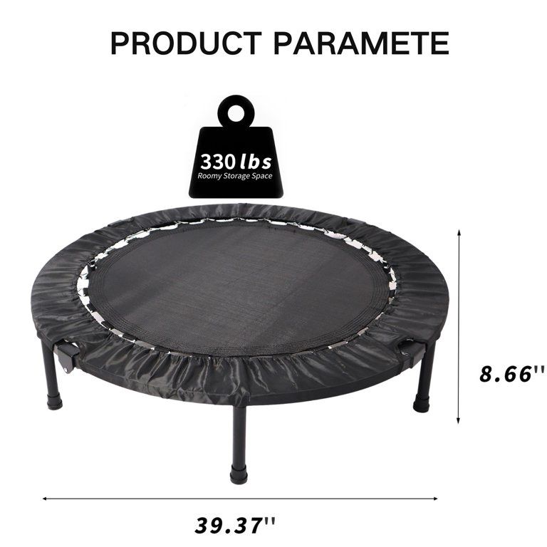 40 Inch Mini Exercise Trampoline for Adults or Kids