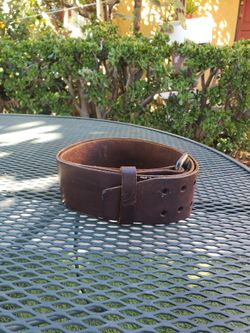 Leather Work Waist Belt