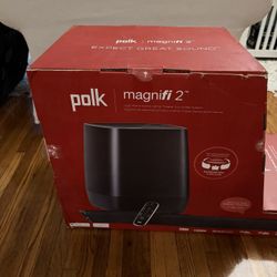 Polk Soundbar And Subwoofer