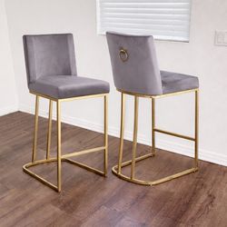 Bar Stools Set Of 2 (black Or Gray) Brand New in box