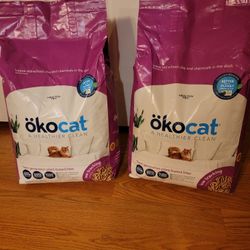 Oko Cat Mini Pellets Unscented Clumping Wood Cat Litter