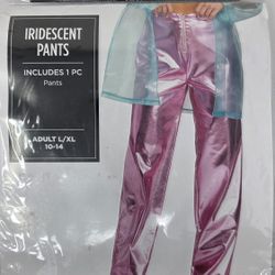 Halloween Iridescent Pants ADULT L/LRG 10-14