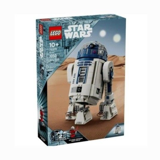 LEGO Star Wars R2-D2 Brick Built Droid Figure 25th Anniversary (LEGO Model: 75379)