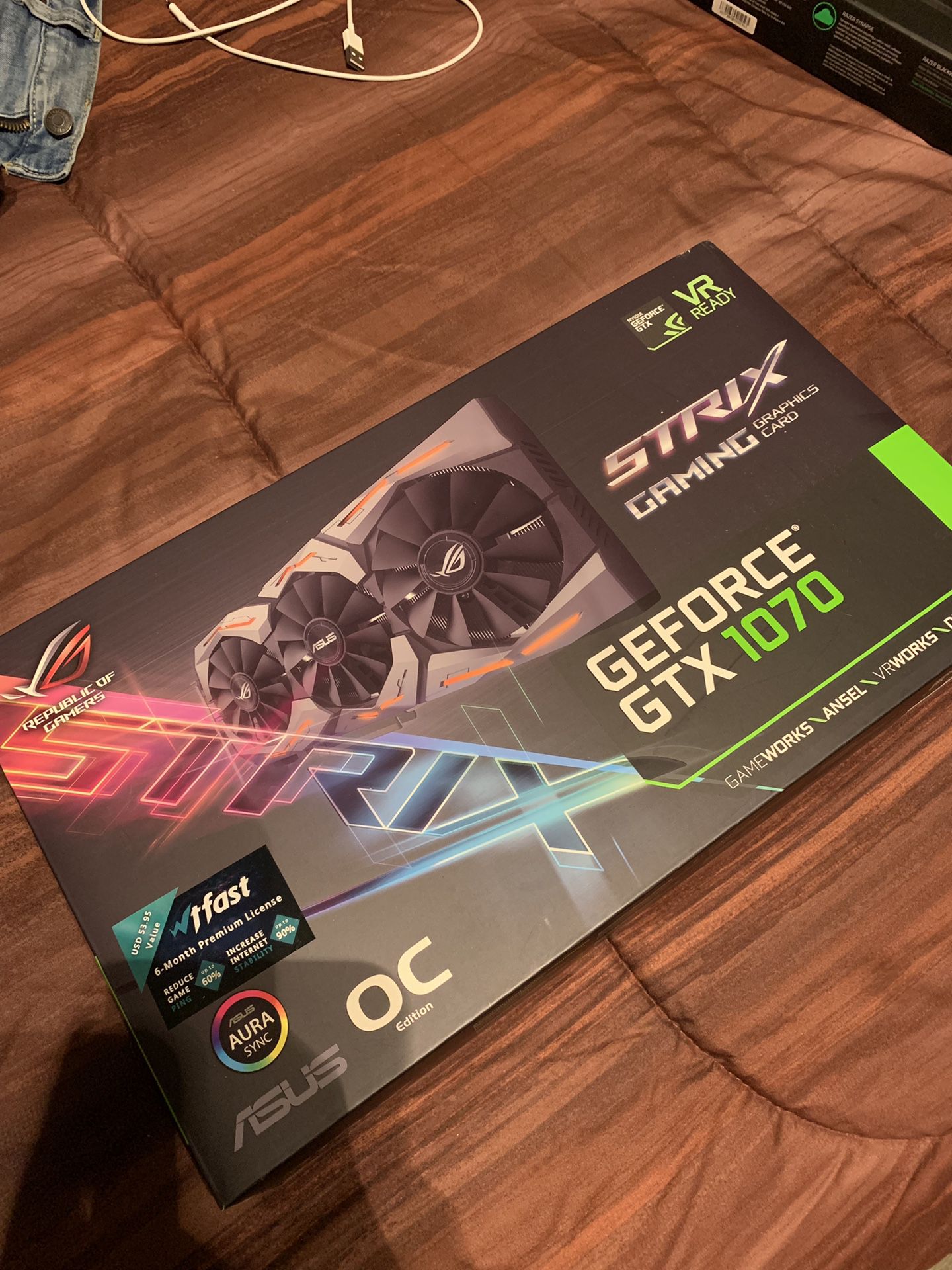 GeForce GTX 1070 Strix edition 8gb
