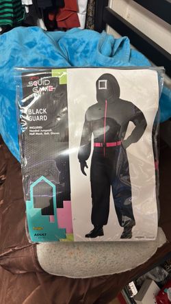 Squid Game Black Guard XL Costume