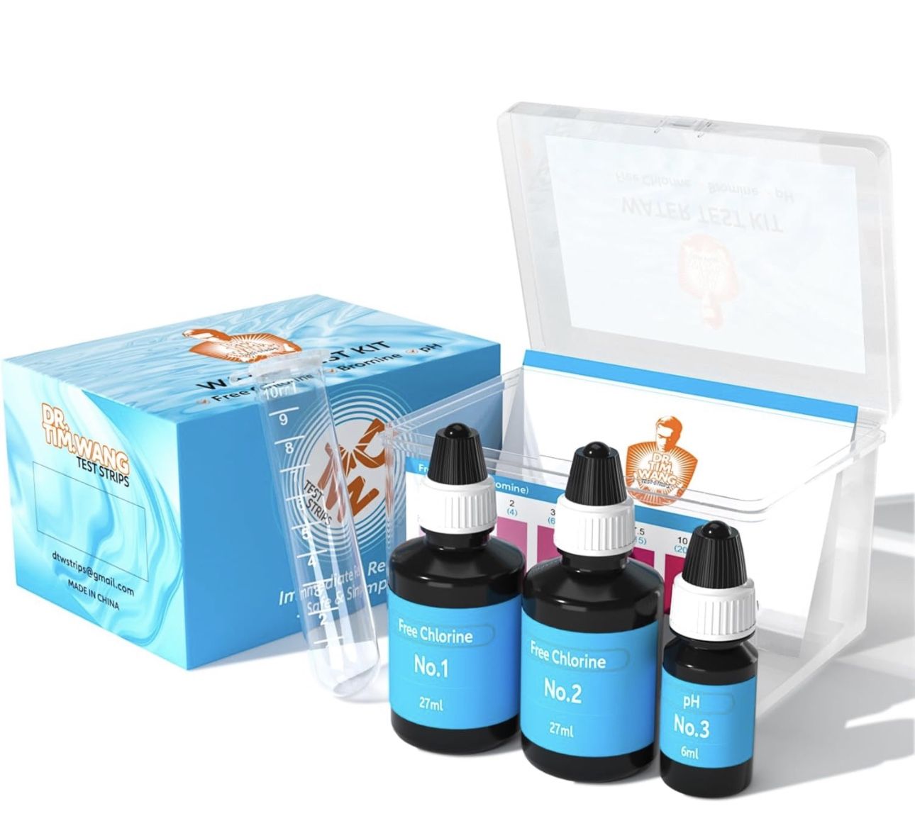 https://offerup.com/redirect/?o=RHIuVGltLldhbmc= Pool and Hot Tub Test Strips - Medical-Grade Precision 3-1 4-1 7-1 Pool Test Kit - Testing pH, Free C