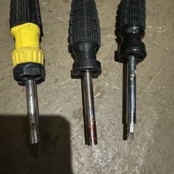 SCREWDRIVERS with BIITS  ($5.00 each) 