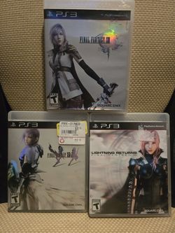 Final Fantasy 13 Ps3 Game Lot