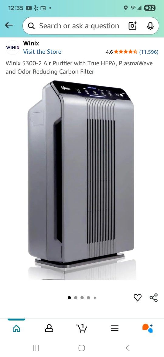 Air PURIFIER with Extra Brand New Filters.