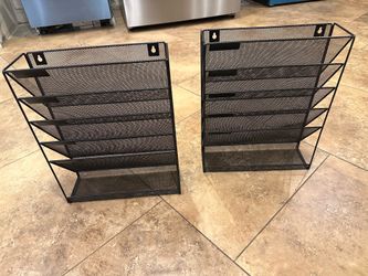 2 Wall letter organizers
