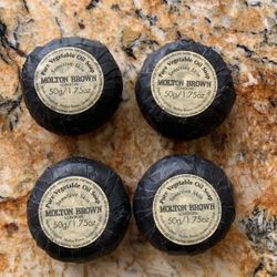 MOLTON BROWN LONDON SOAPS TRAVEL SIZE - EACH ONLY $3 EACH FAMOUS HIGH END IMPORTED FROM LONDON ENGLAND We also have the small round 