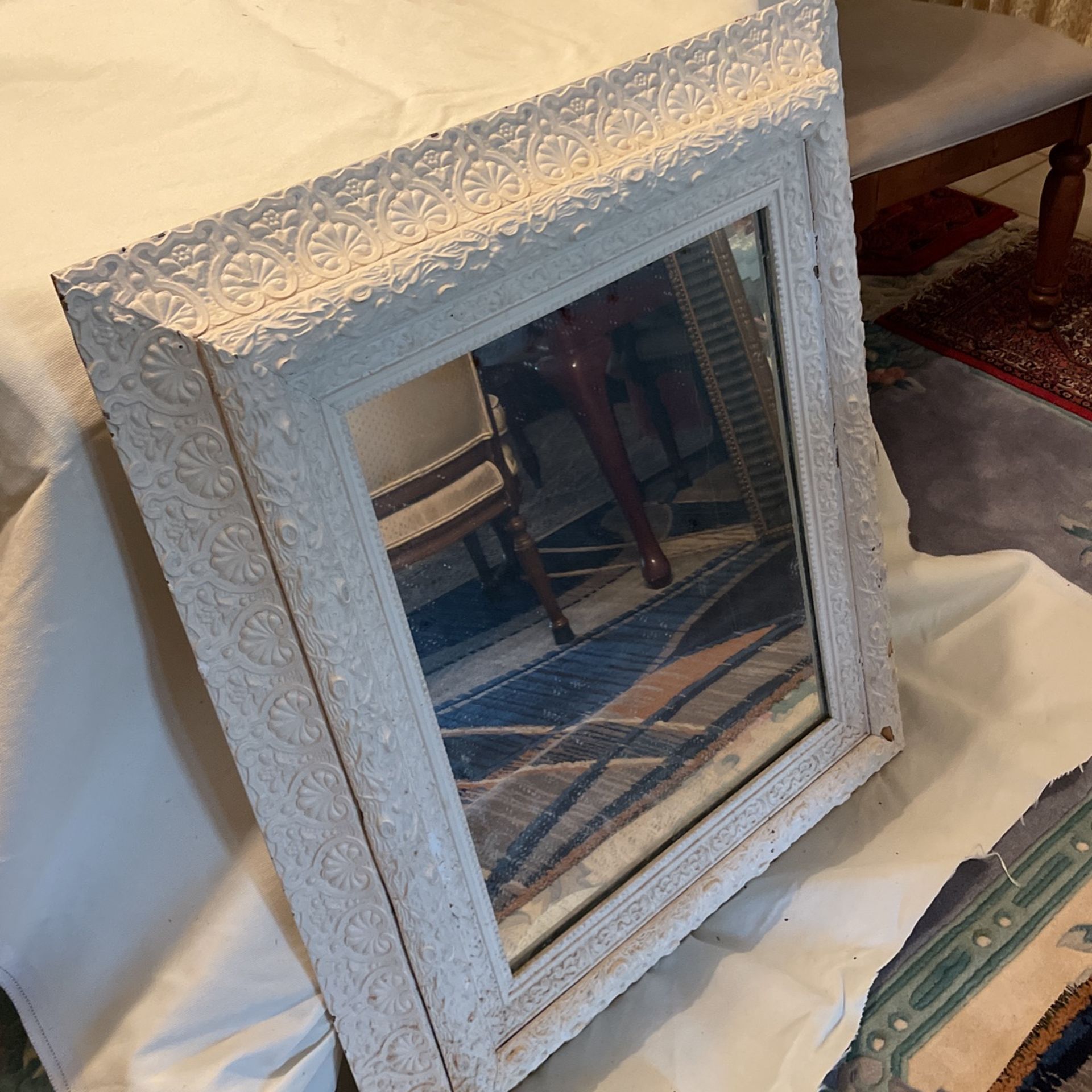 Antique Wall Mirror 29 X 33 $ 75