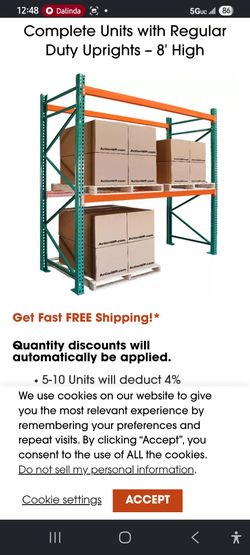 Hevey duty shelf