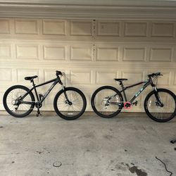 GT ozark Mountain bikes ready to ride disk brakes and front suspension