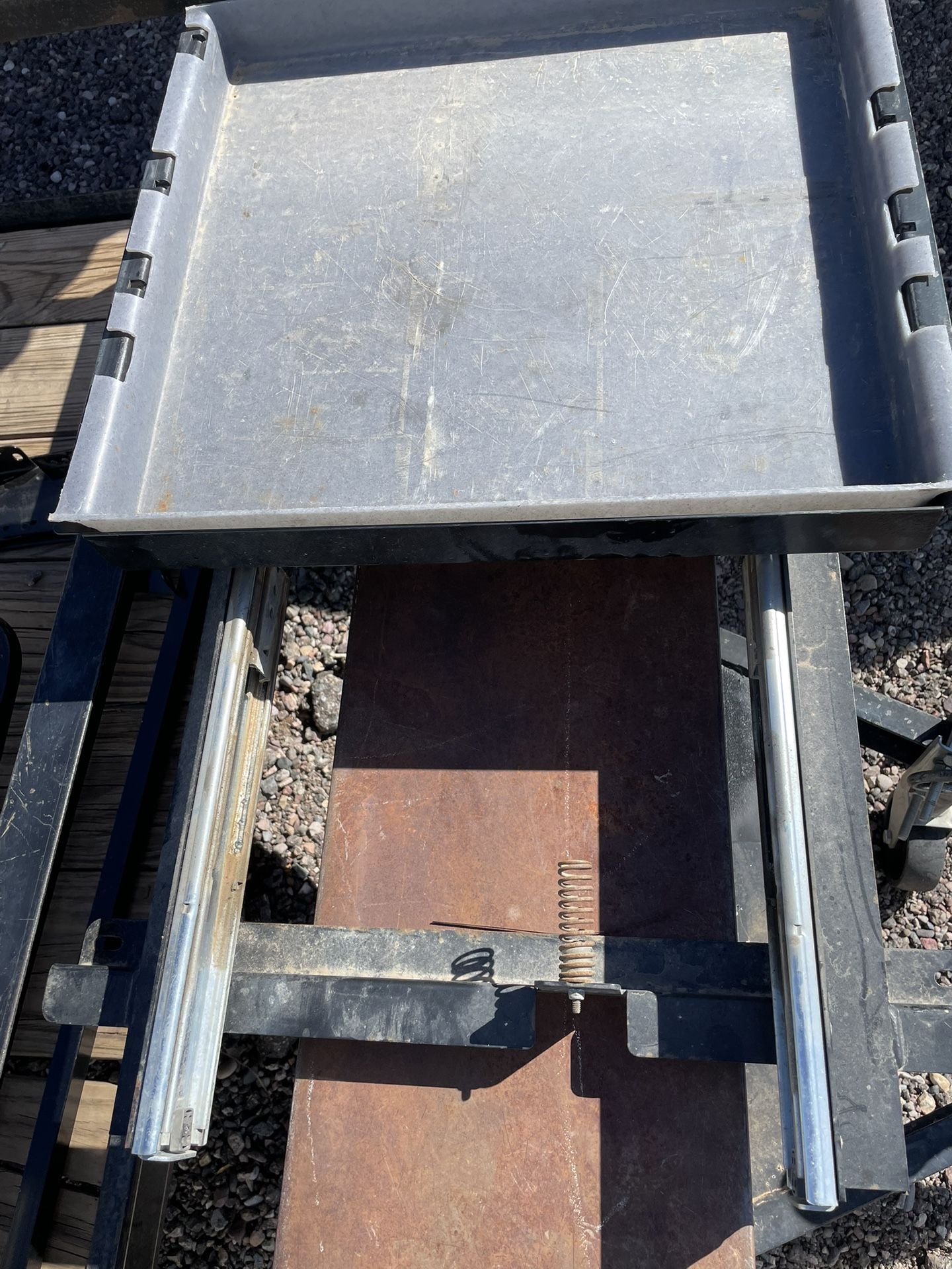 Slide Out Battery Storage Tray For RV Truck Van