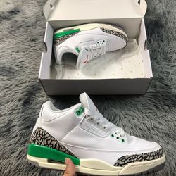 New Jordan 3 Retro Lucky Green