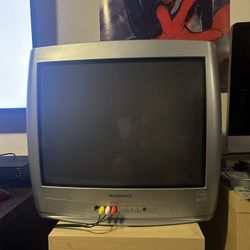 Magnavox 20” CRT TV Retro Gaming AV Inputs Remote 20Ms2331/17 Smart Series 