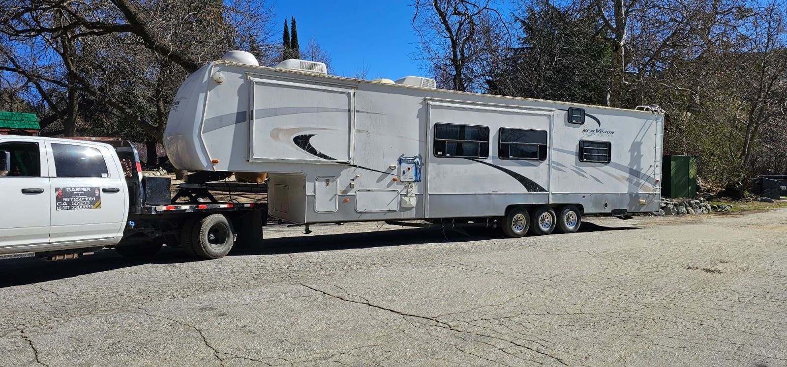 Rv Toy Hauler Trailer Ram 3500
