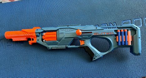  NERF Elite 2.0 Trio SD-3 Blaster - Includes 6 Official Darts -  3-Barrel Blasting - Tactical Rail for Customizing Capability : Toys & Games