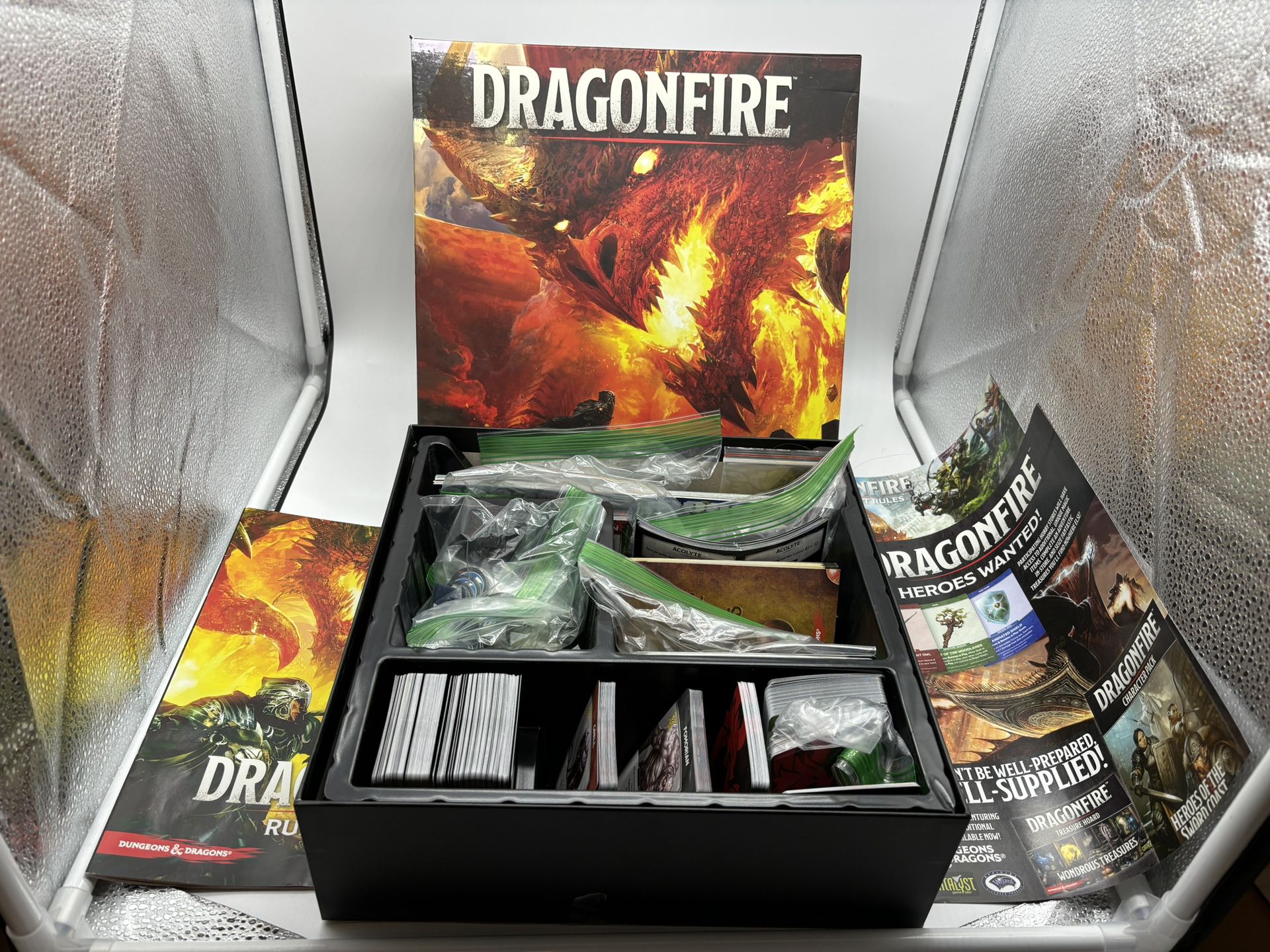 Catalyst Game Labs Dragonfire Deck building Board Game RARE Dugeons & Dragons