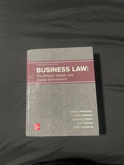18th Edition Business Law( McGrawl hill)