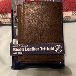 New Bison Leather Wallet
