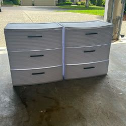 Sterilite Plastic Drawers