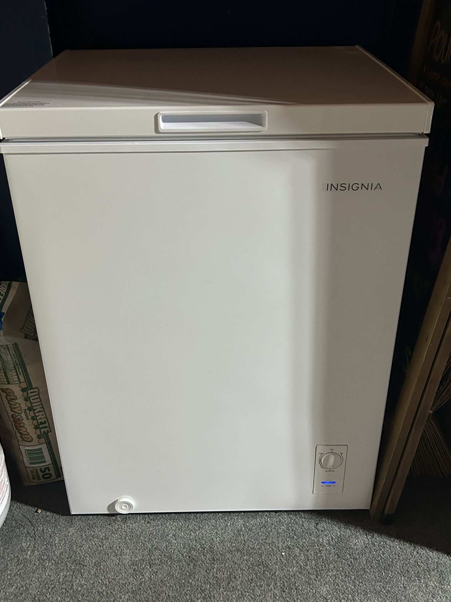 Insignia 5 0 cu ft garage ready chest freezer white for sale in