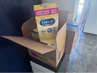 Enfamil NeuroPro Infant Formula – 2 Large Case Boxes (8 Refill Packs Total)