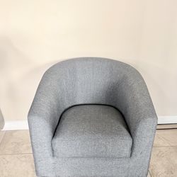 Gray Tube Accent Chair