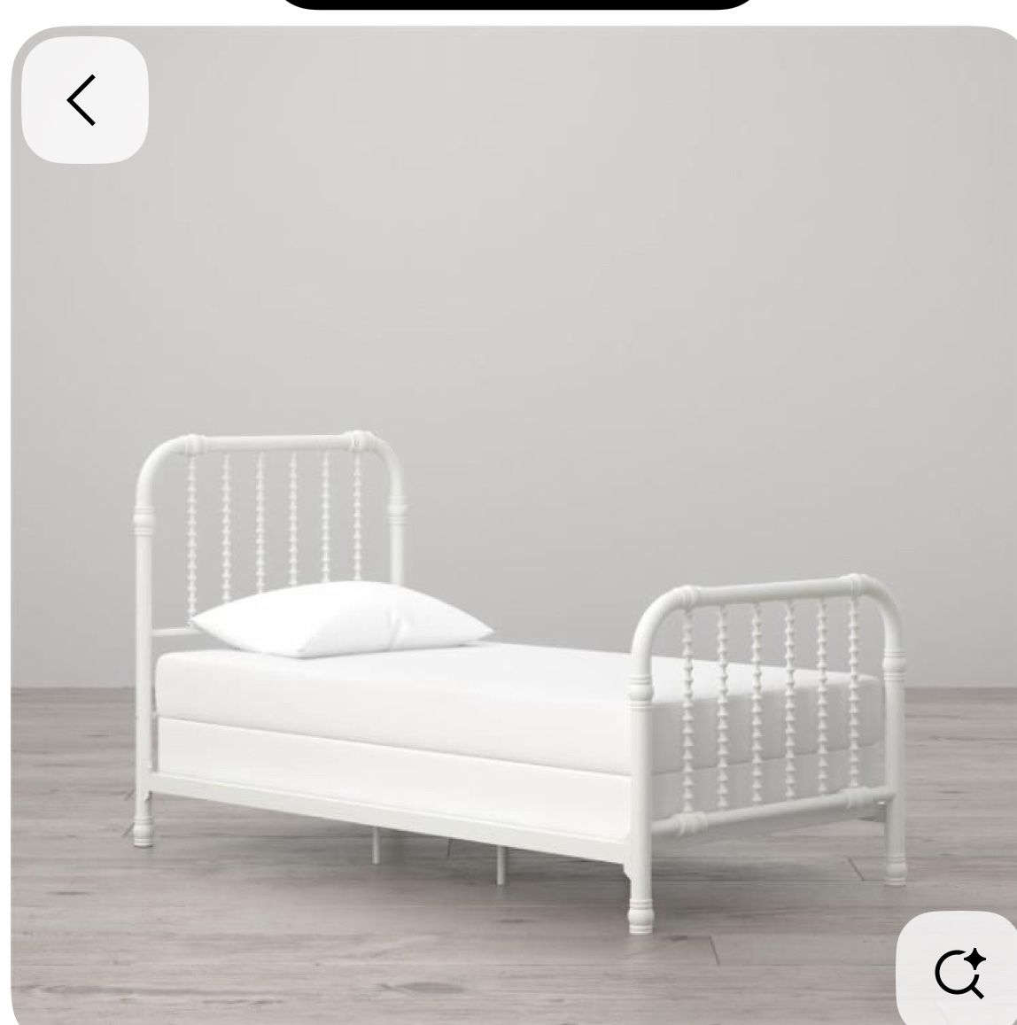 White Twin Bed Frame